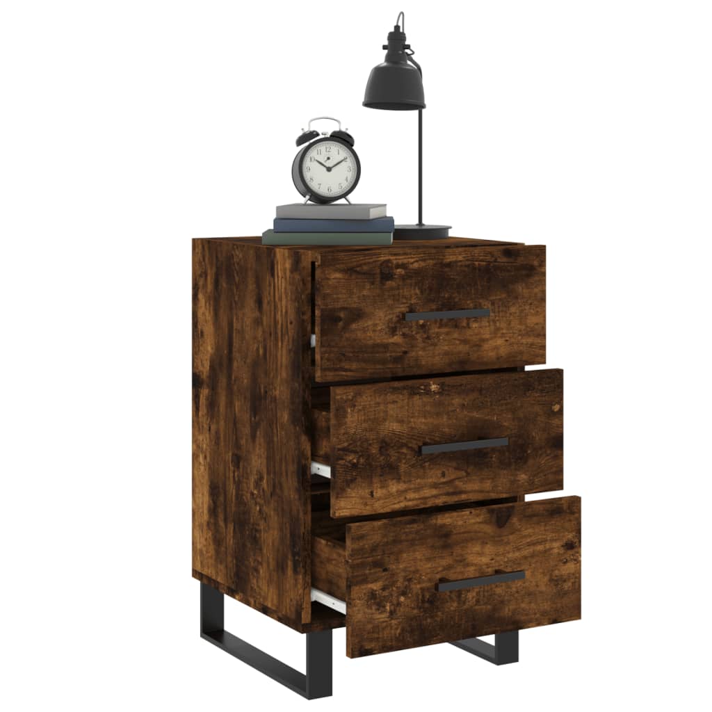 Bedside Cabinet 40X40X66 Cm Engineered Wood
