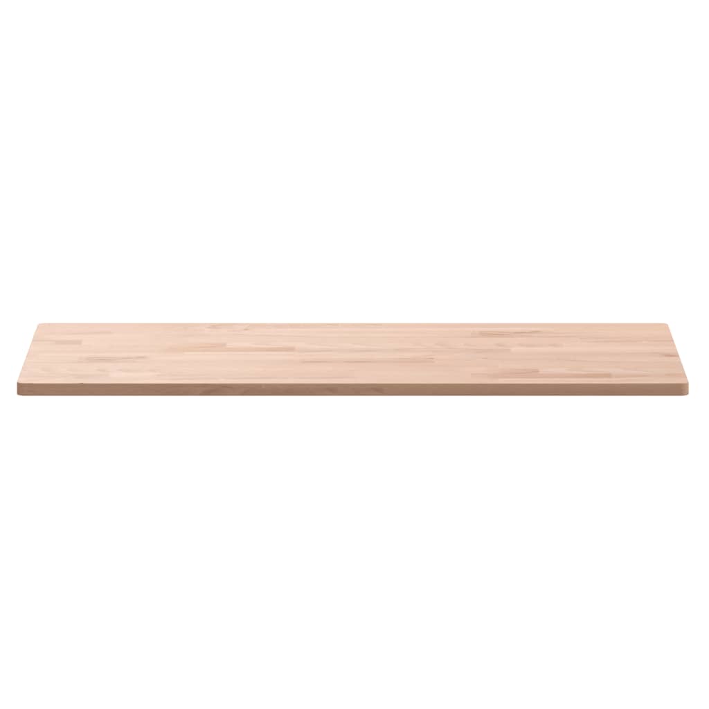 Table Top Rectangular Solid Wood Beech
