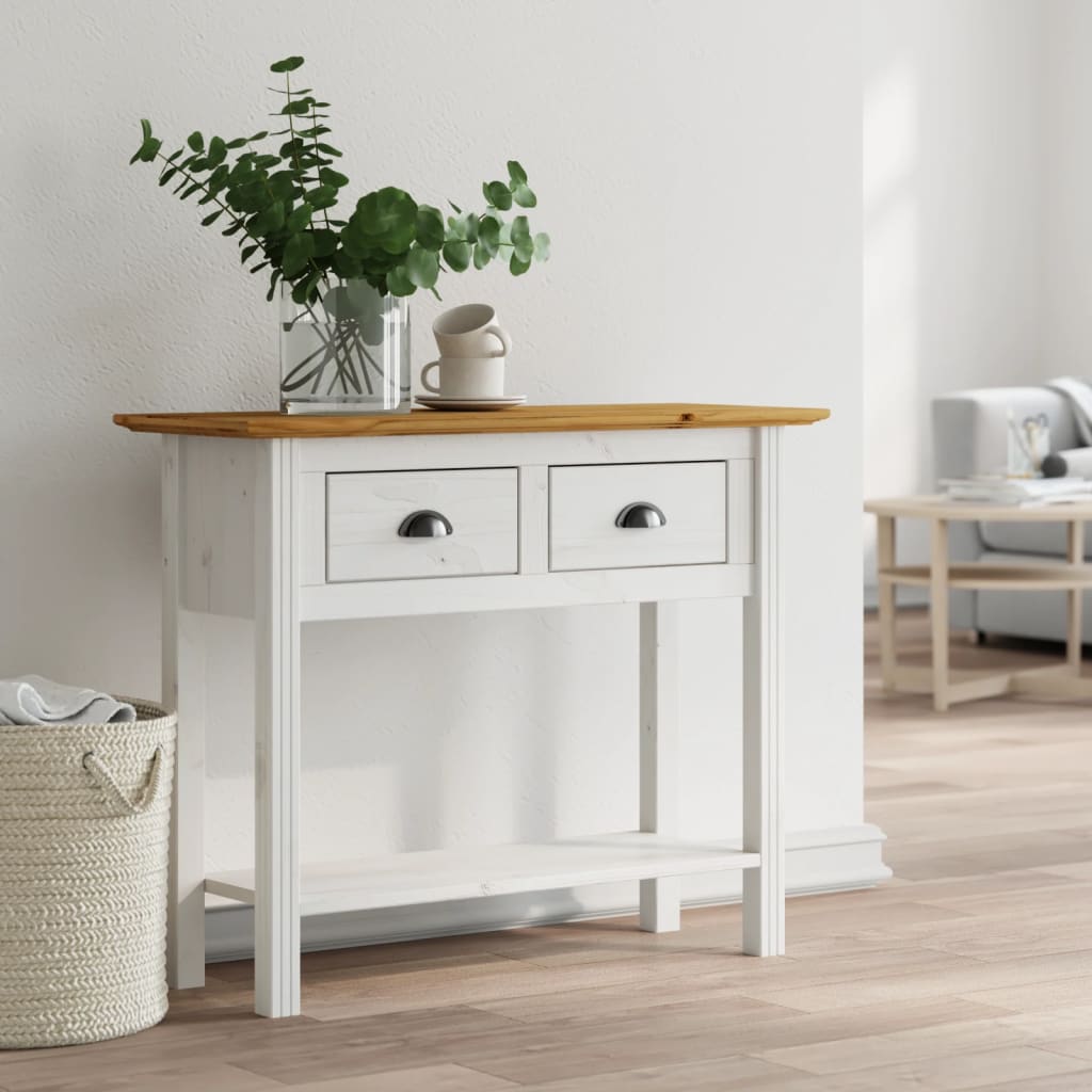 Console Table Bodo 90X34.5X73 Cm Solid Wood Pine