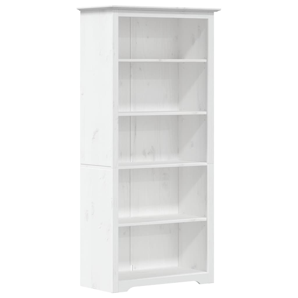 Bookcase Bodo 80X38X180 Cm Solid Wood Pine 5-Tier