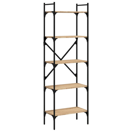 Bookcase 5-Tier 56X31.5X Engineered Wood