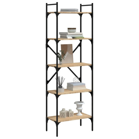 Bookcase 5-Tier 56X31.5X Engineered Wood