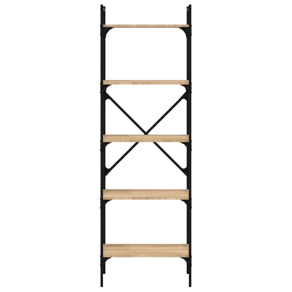 Bookcase 5-Tier 56X31.5X Engineered Wood