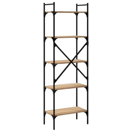 Bookcase 5-Tier 56X31.5X Engineered Wood