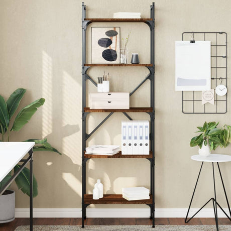 Bookcase 5-Tier 56X31.5X Engineered Wood