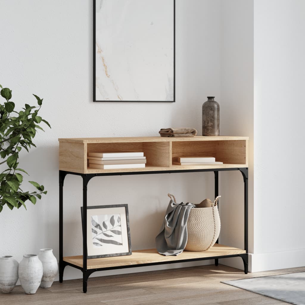 Console Table 100X30.5X75 Cm Engineered Wood