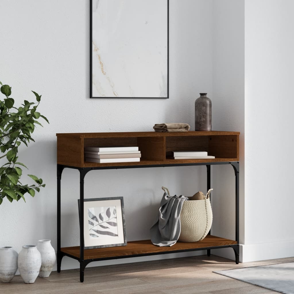Console Table 100X30.5X75 Cm Engineered Wood