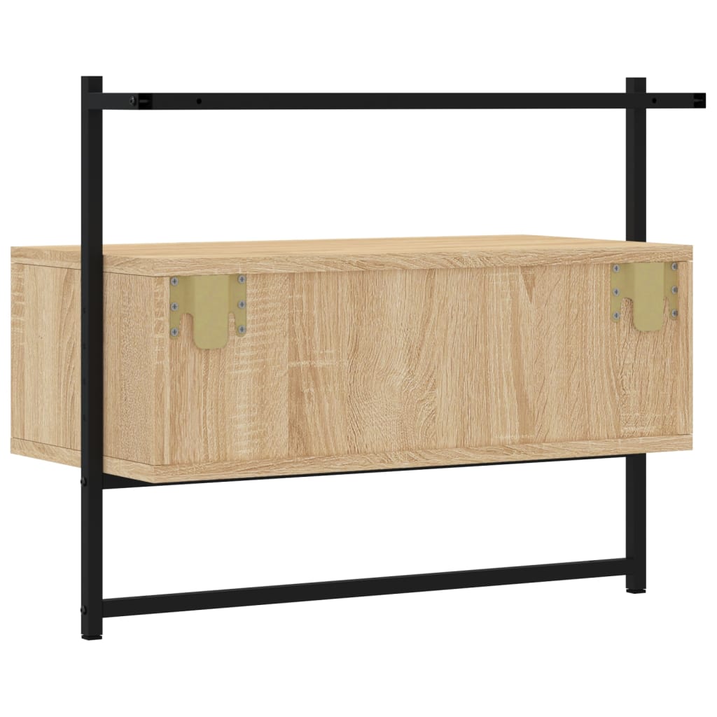 Tv Cabinet Wall-Mounted 60.5X30X51 Cm Engineered Wood