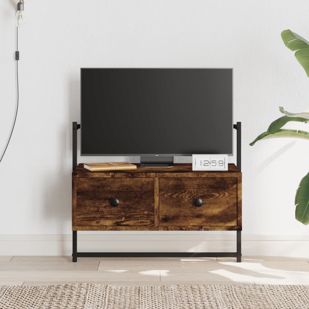 Tv Cabinet Wall-Mounted 60.5X30X51 Cm Engineered Wood