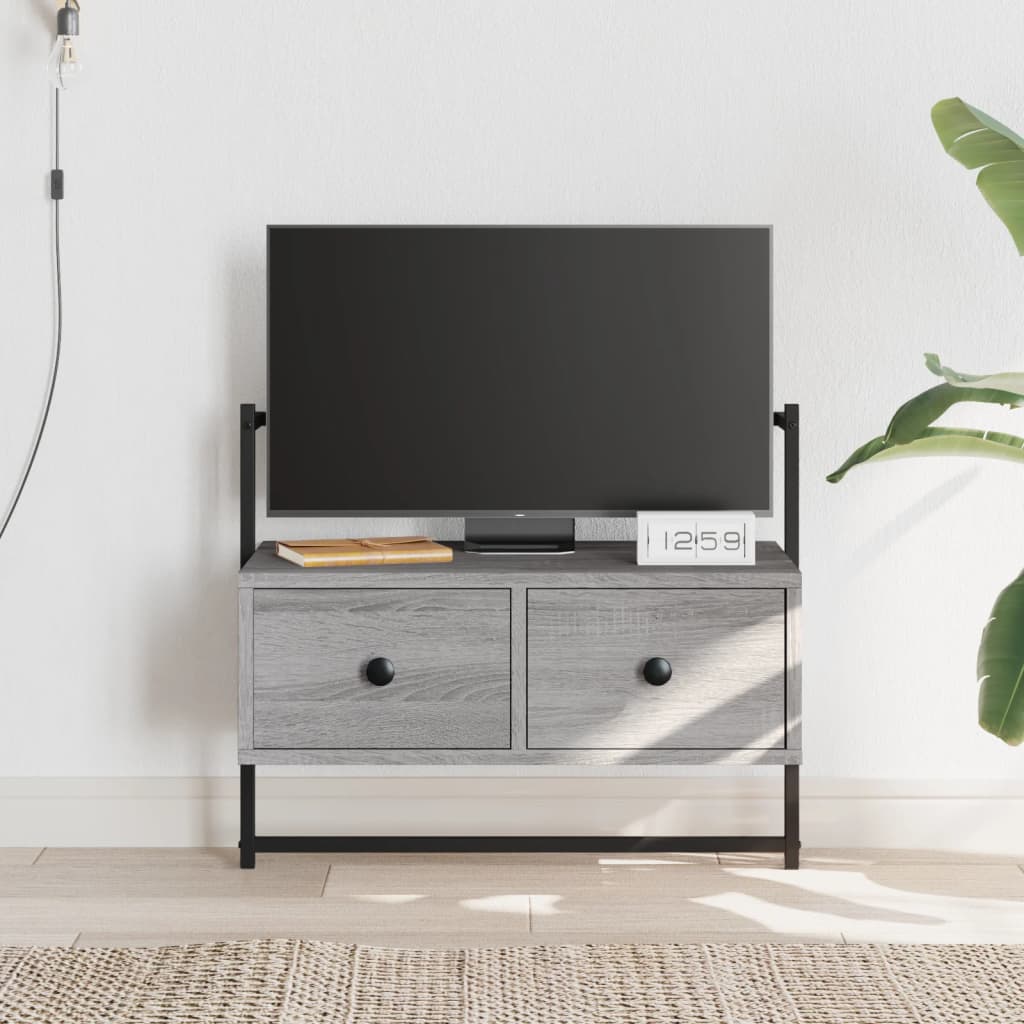 Tv Cabinet Wall-Mounted 60.5X30X51 Cm Engineered Wood