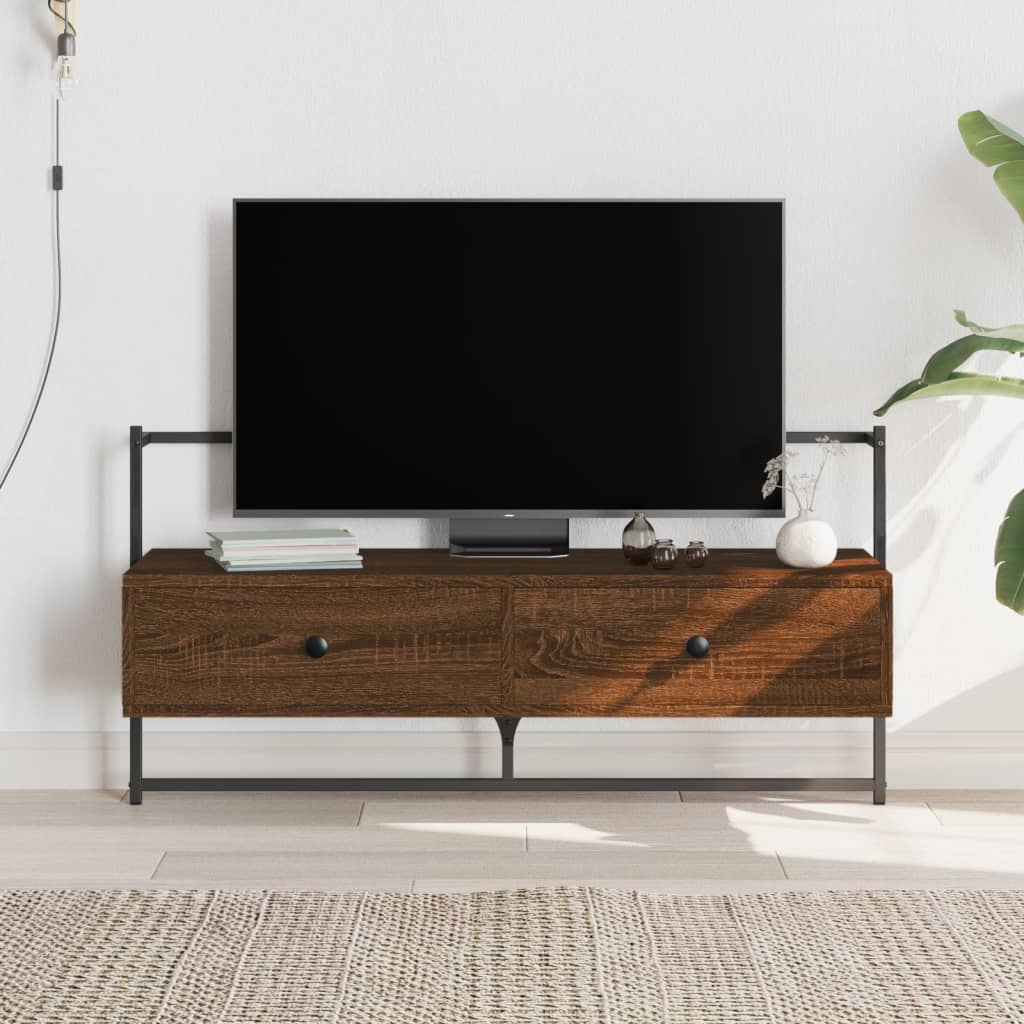 Tv Cabinet Wall-Mounted 60.5X30X51 Cm Engineered Wood