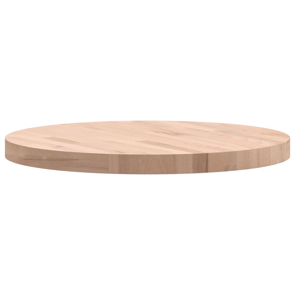 Table Top Ø Round Solid Wood Beech