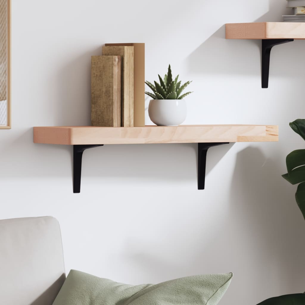 Wall Shelf Solid Wood Beech
