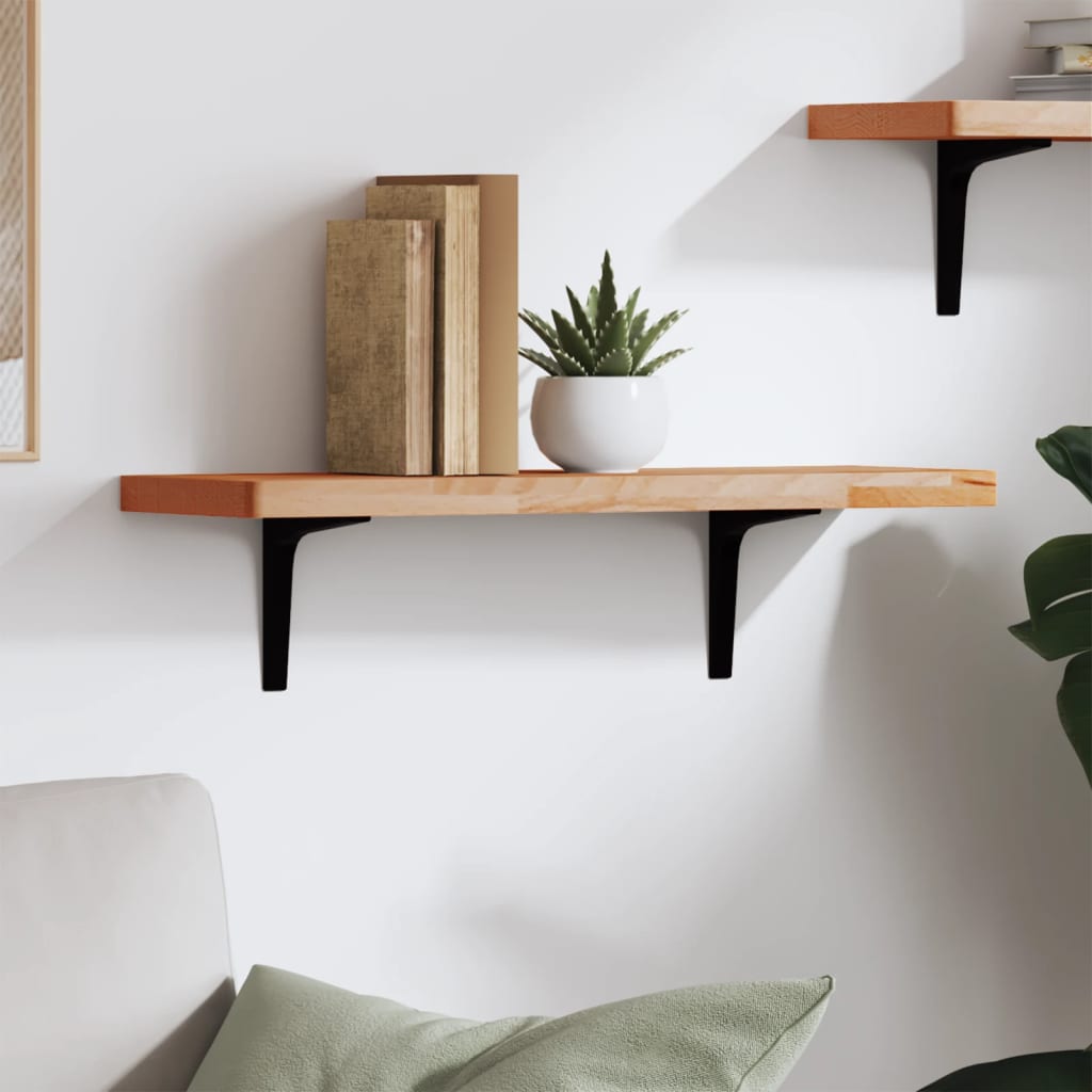 Wall Shelf Solid Wood Beech