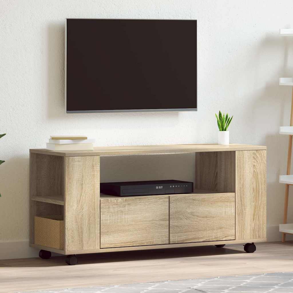 Tv Cabinet 102X34.5X43 Cm Engineered Wood