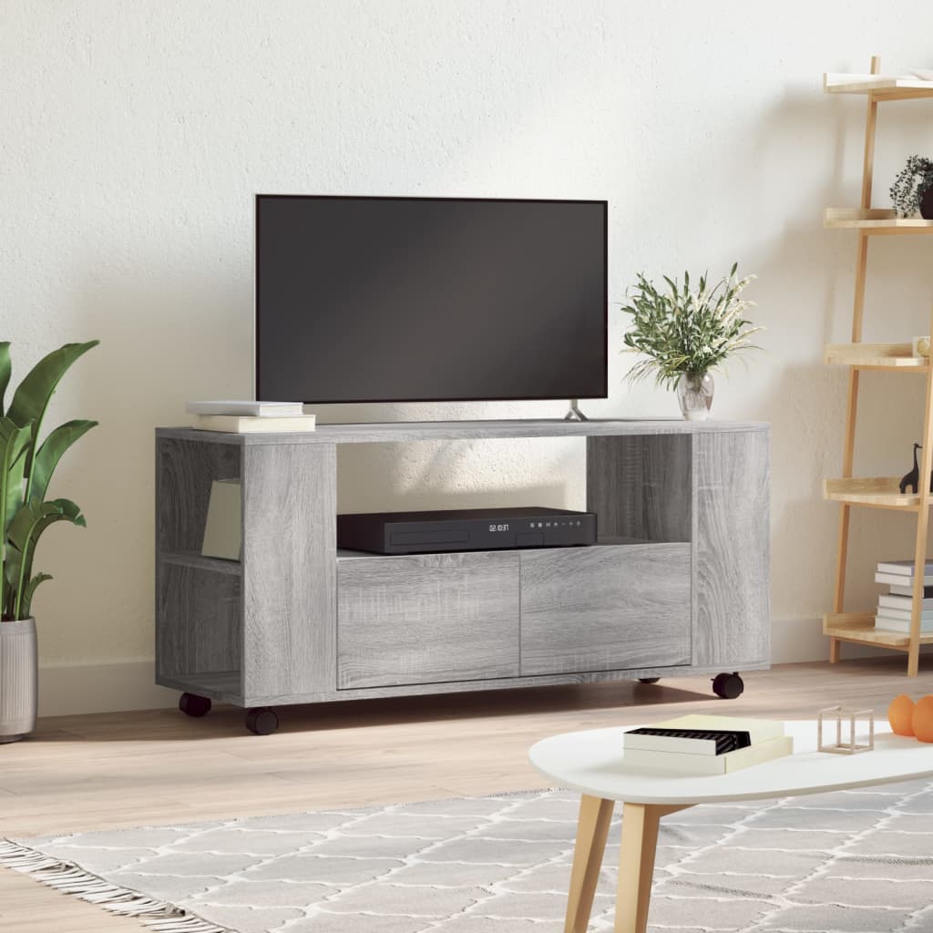 Tv Cabinet 102X34.5X43 Cm Engineered Wood