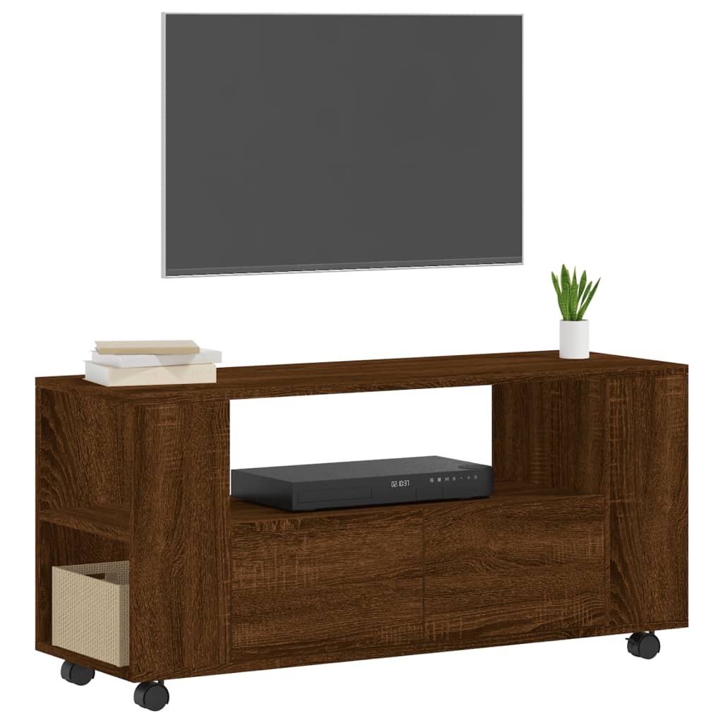Tv Cabinet 102X34.5X43 Cm Engineered Wood