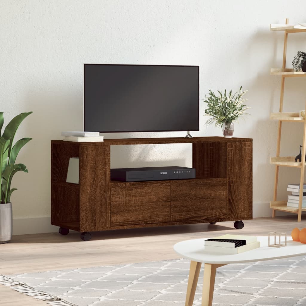 Tv Cabinet 102X34.5X43 Cm Engineered Wood