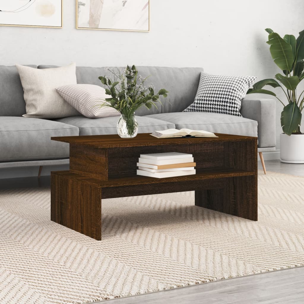 Coffee Table 90X55X42.5 Cm Engineered Wood
