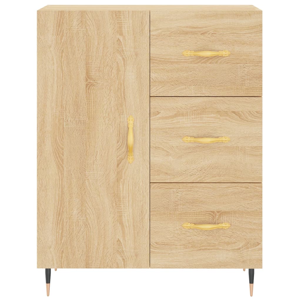 Highboard 69.5X34X180 Cm Engineered Wood