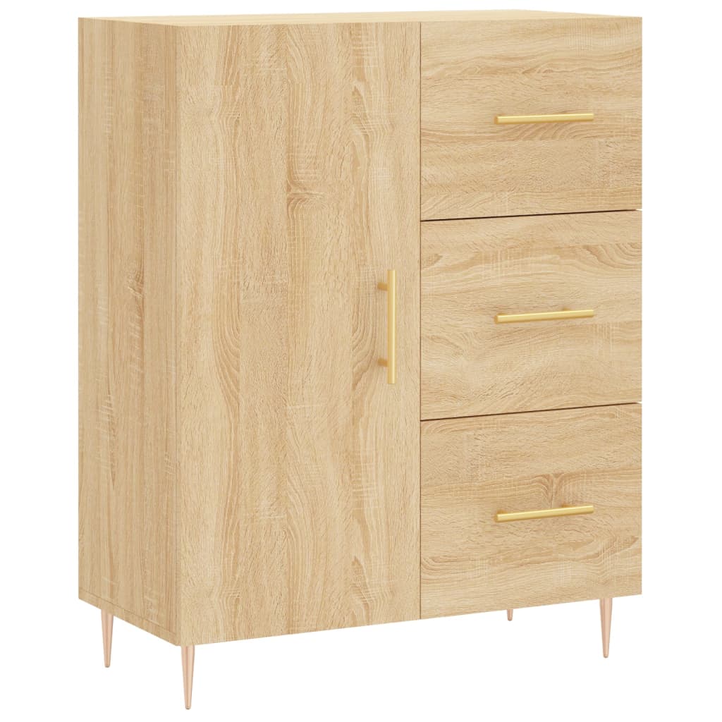 Highboard 69.5X34X180 Cm Engineered Wood