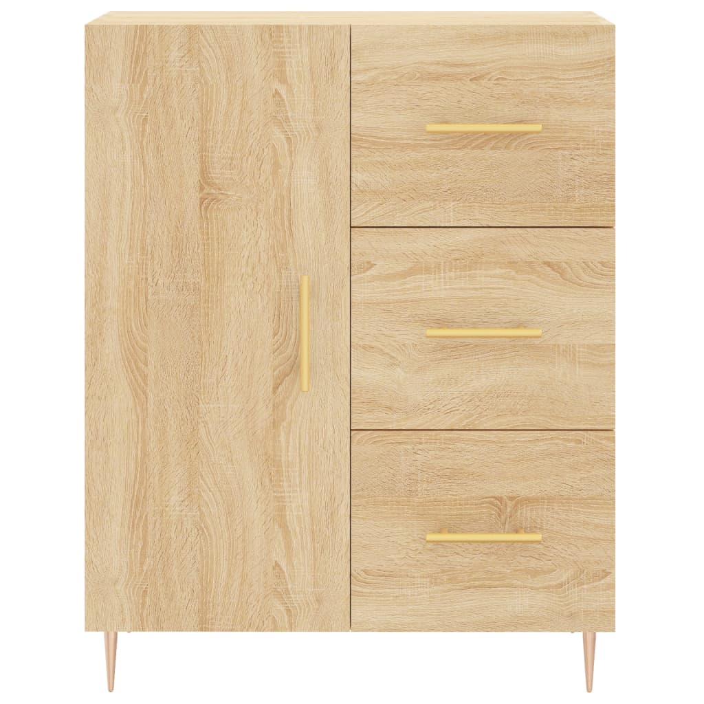 Highboard 69.5X34X180 Cm Engineered Wood