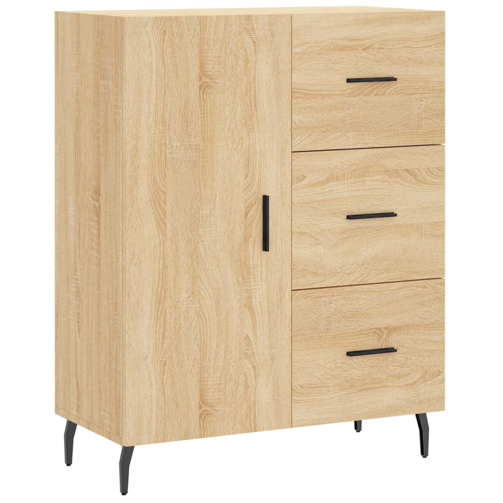 Highboard 69.5X34X180 Cm Engineered Wood