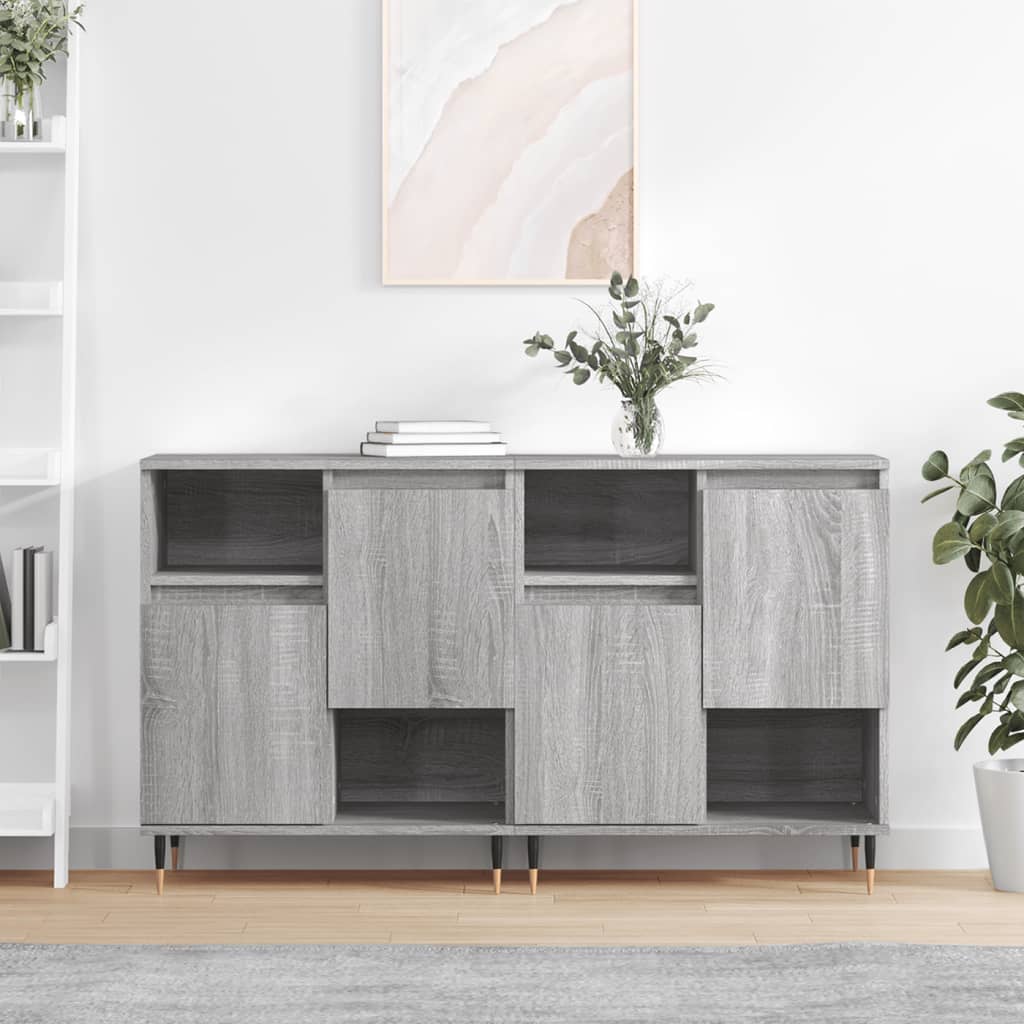 Sideboards 2 Pcs Engineered Wood