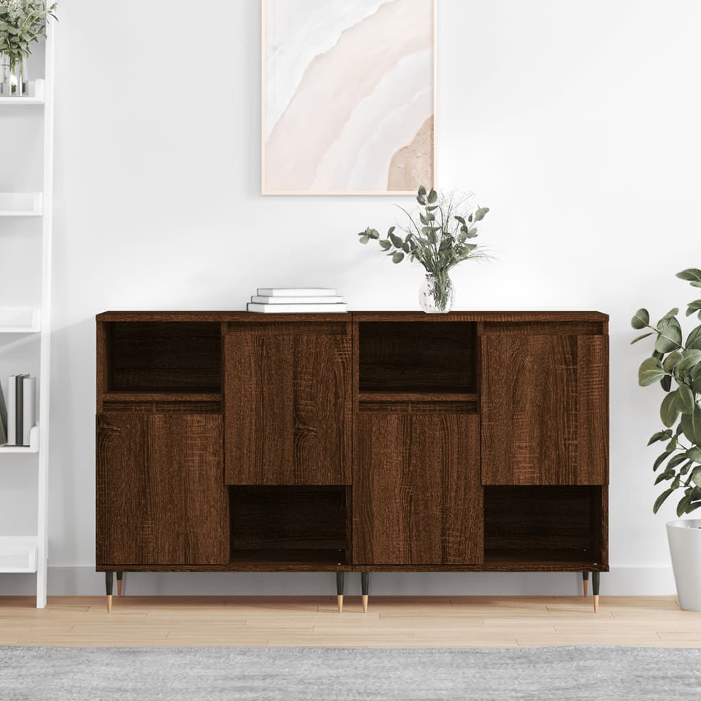 Sideboards 2 Pcs Engineered Wood