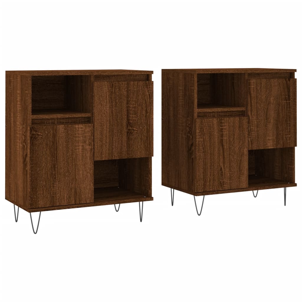 Sideboards 2 Pcs Engineered Wood