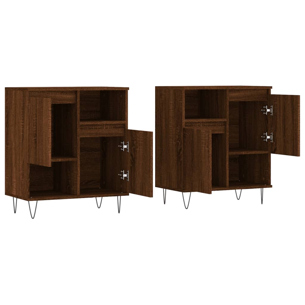 Sideboards 2 Pcs Engineered Wood