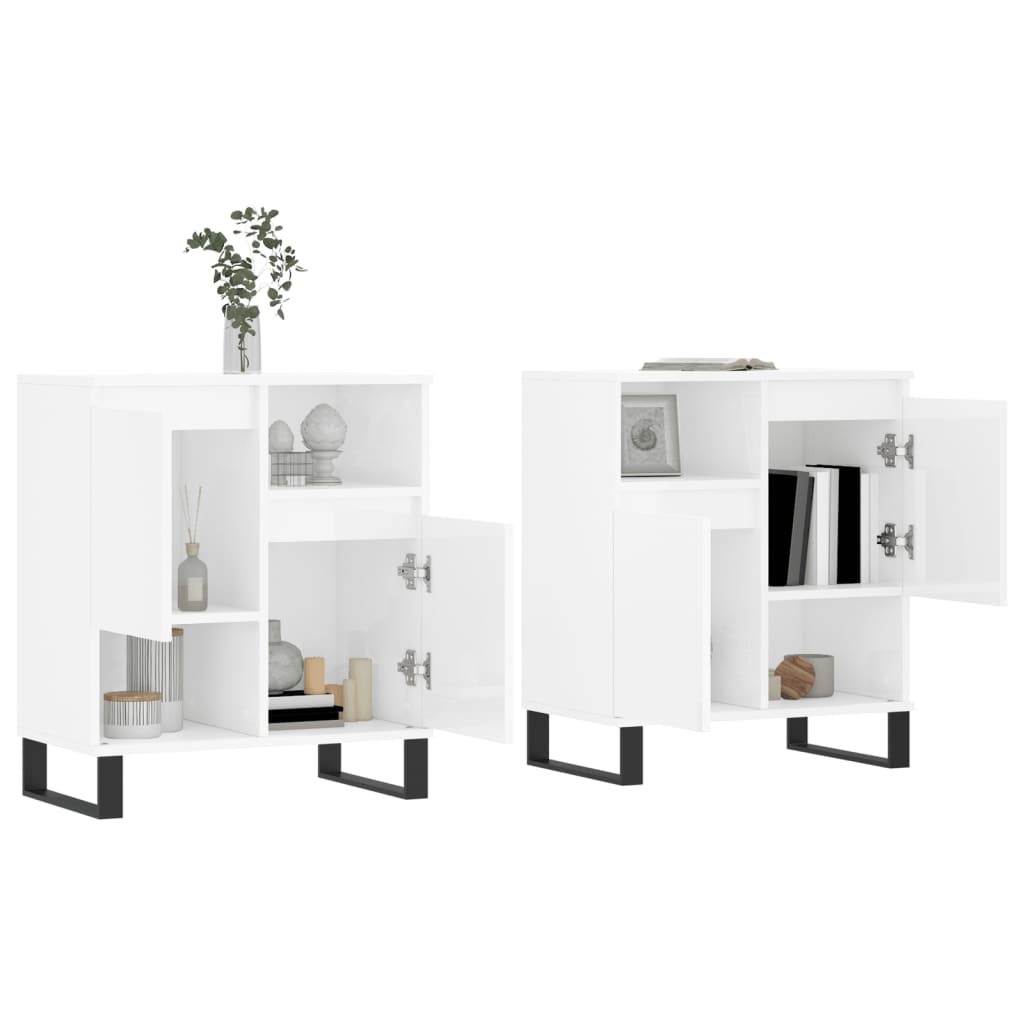 Sideboards 2 Pcs Engineered Wood