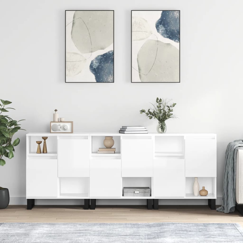 Sideboards 2 Pcs Engineered Wood