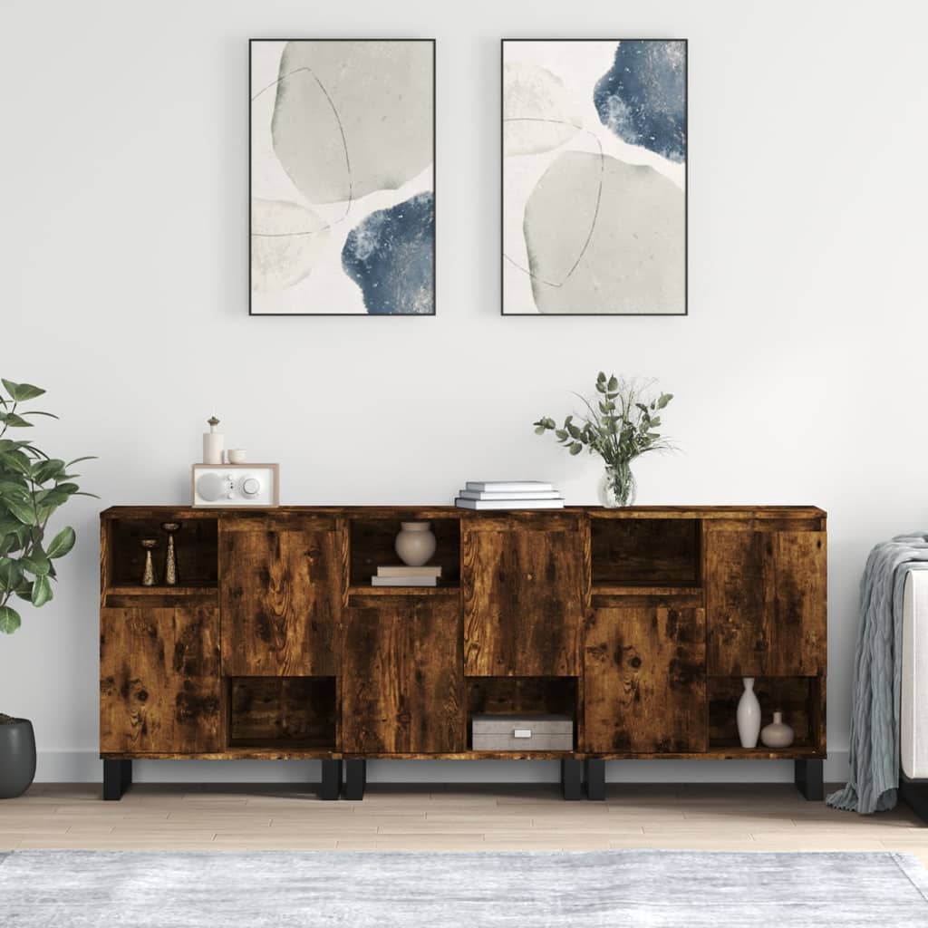 Sideboards 2 Pcs Engineered Wood