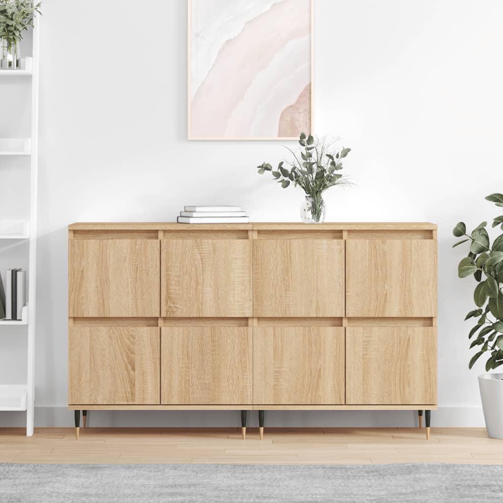 Sideboards 2 Pcs Engineered Wood