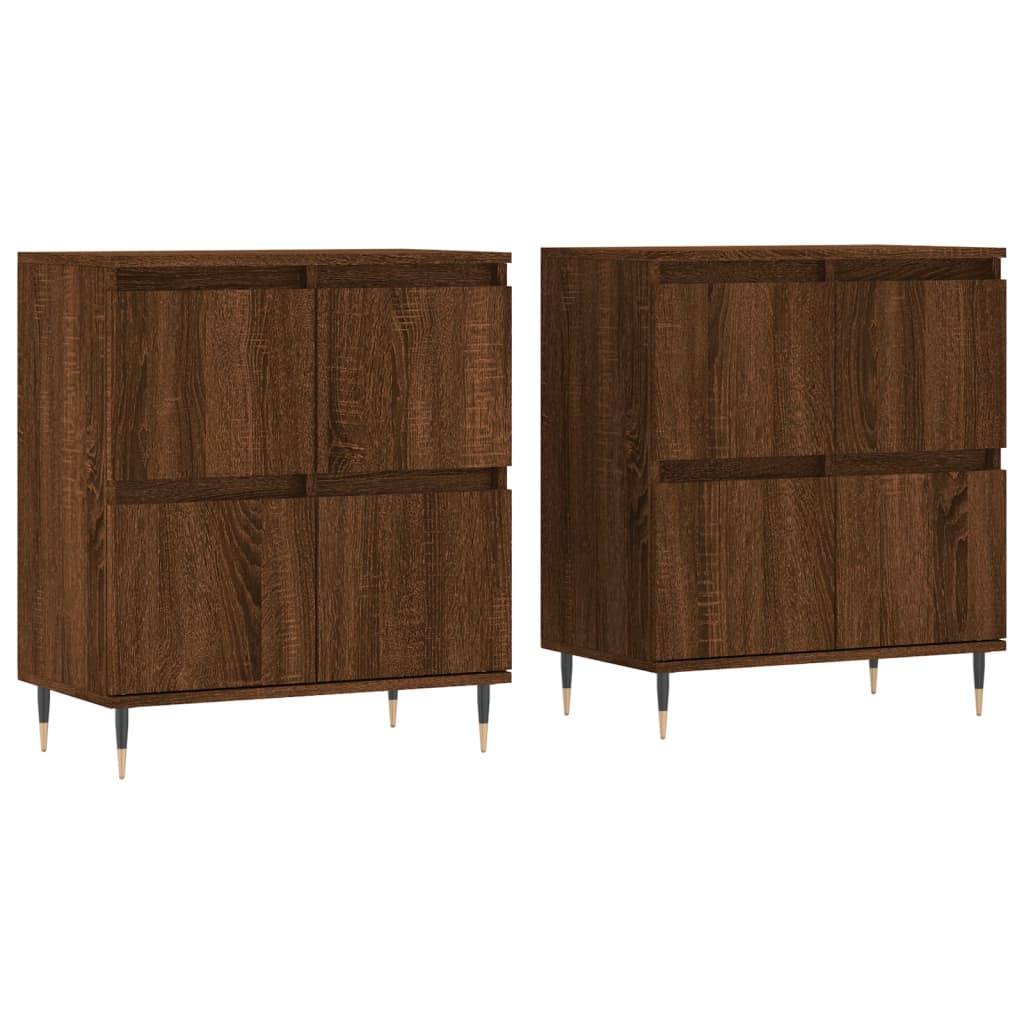 Sideboards 2 Pcs Engineered Wood