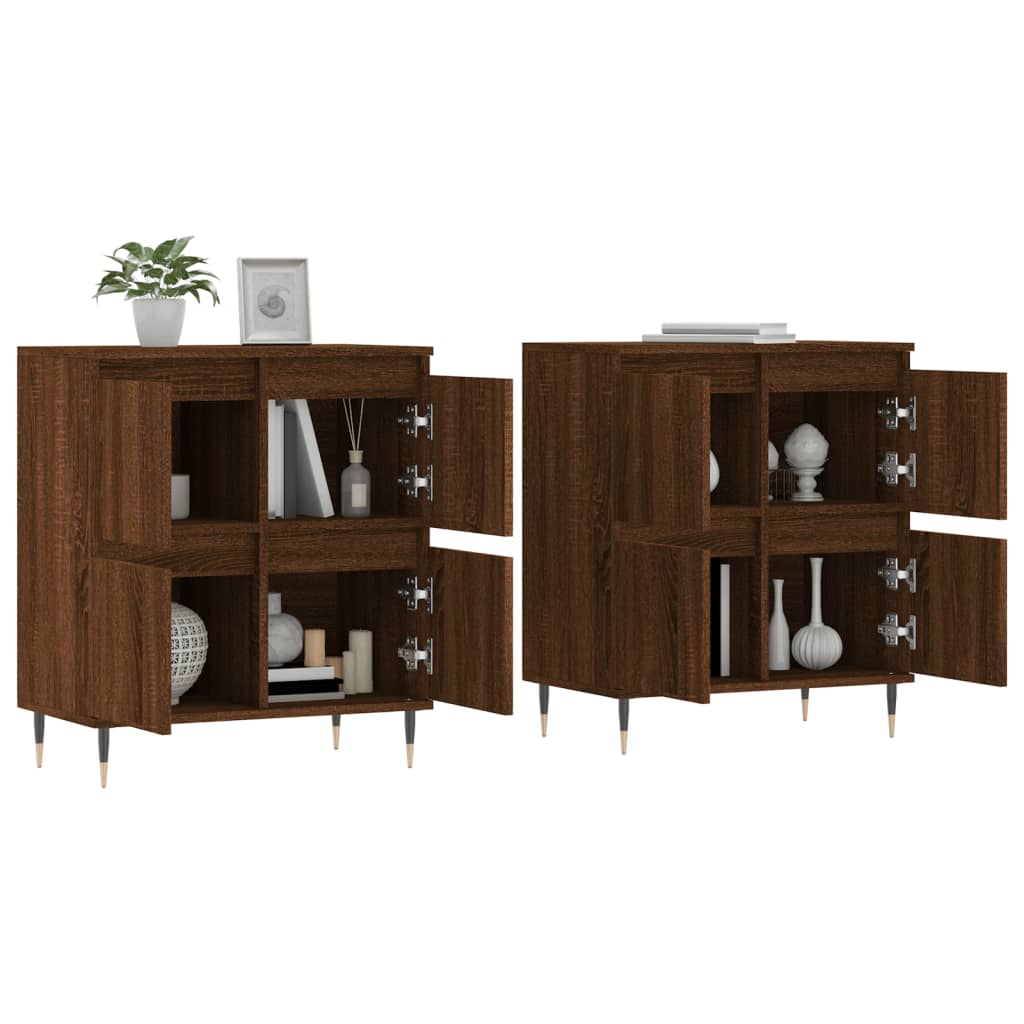 Sideboards 2 Pcs Engineered Wood