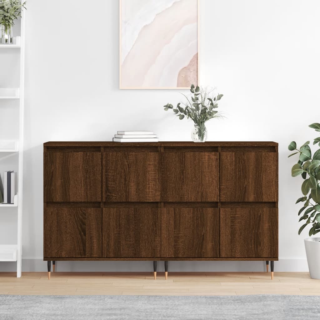 Sideboards 2 Pcs Engineered Wood