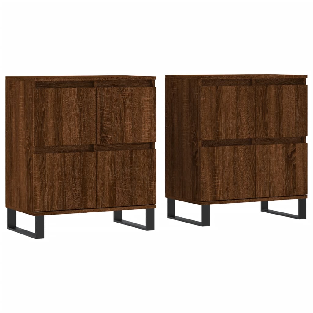 Sideboards 2 Pcs Engineered Wood
