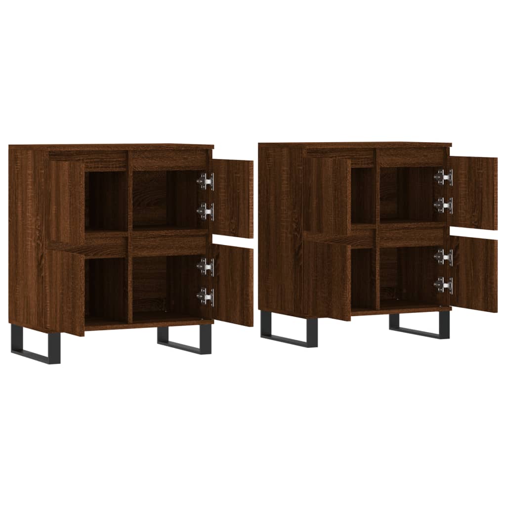 Sideboards 2 Pcs Engineered Wood