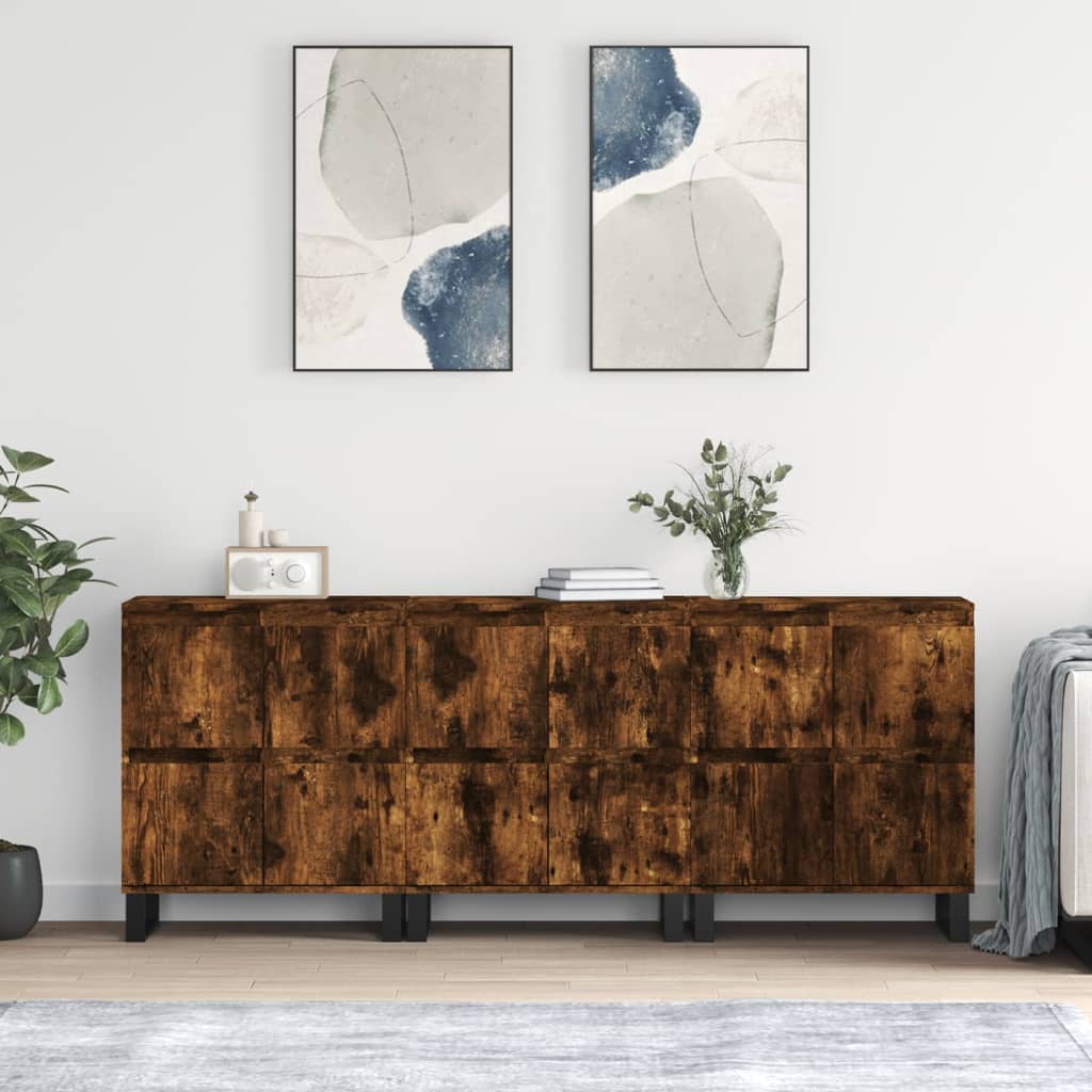 Sideboards 2 Pcs Engineered Wood