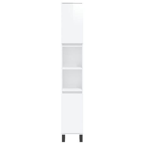 3 Piece Bathroom Furniture Set Engineered Wood