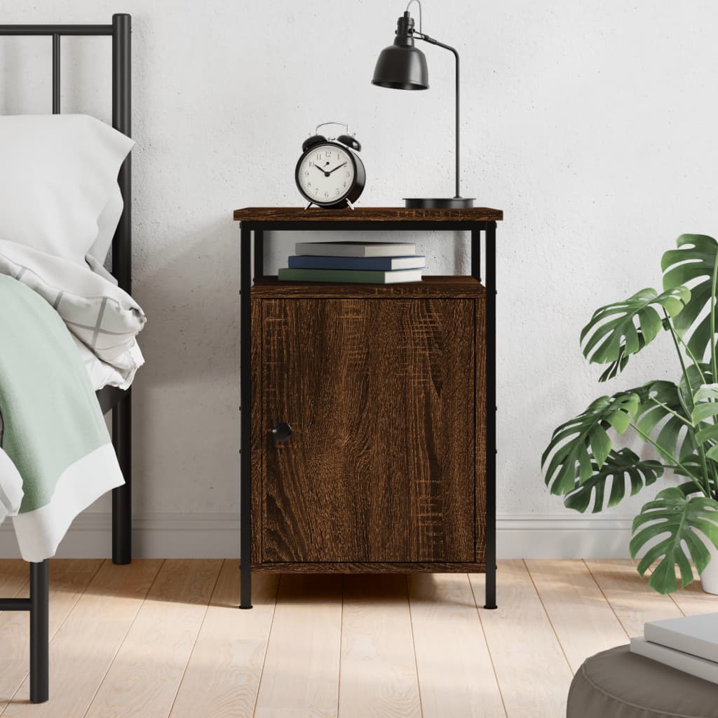 Bedside Cabinet 40X42X60 Cm Engineered Wood