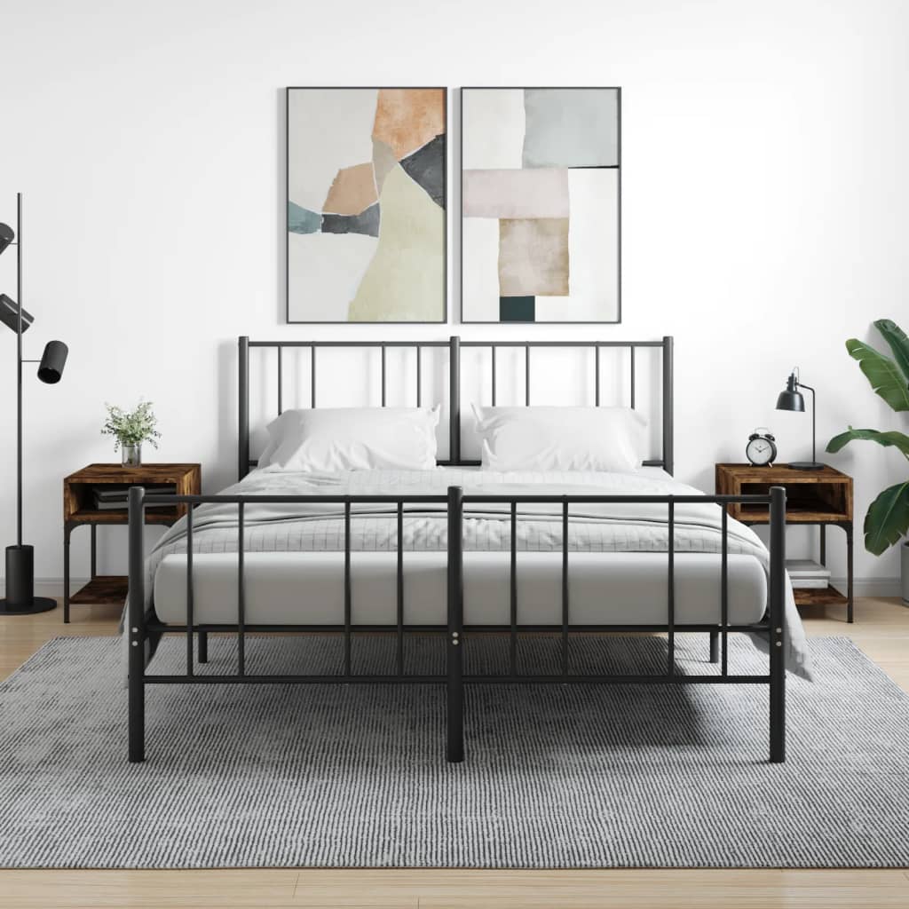 Bedside Table 40X41X50 Cm Engineered Wood