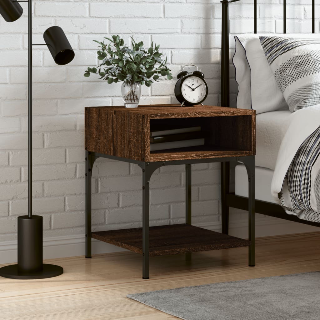 Bedside Table 40X41X50 Cm Engineered Wood