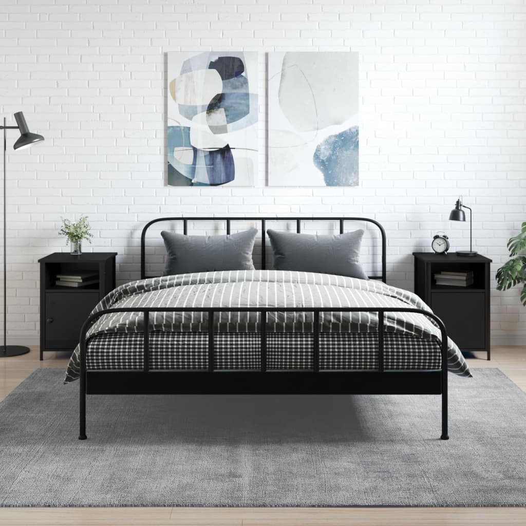 Bedside Cabinet 40X42X60 Cm Engineered Wood