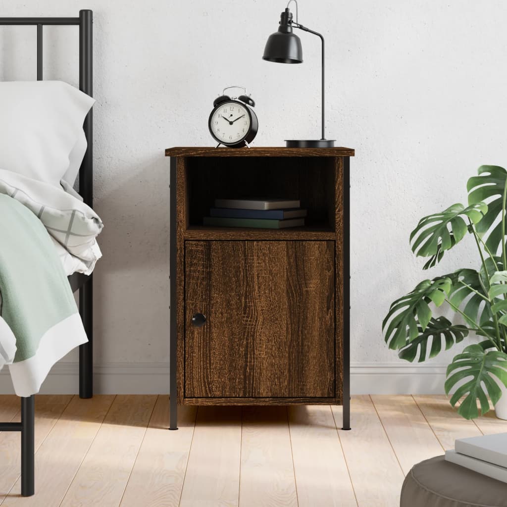 Bedside Cabinet 40X42X60 Cm Engineered Wood