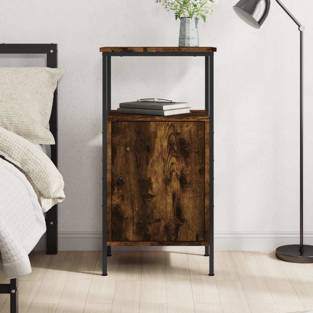 Bedside Cabinet 41X31X80 Cm Engineered Wood