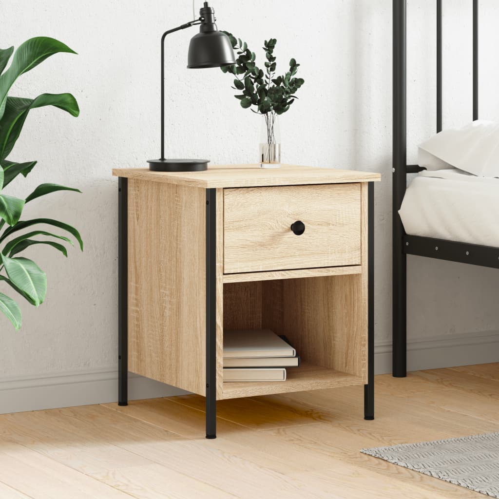 Bedside Cabinet 40X42X50 Cm Engineered Wood