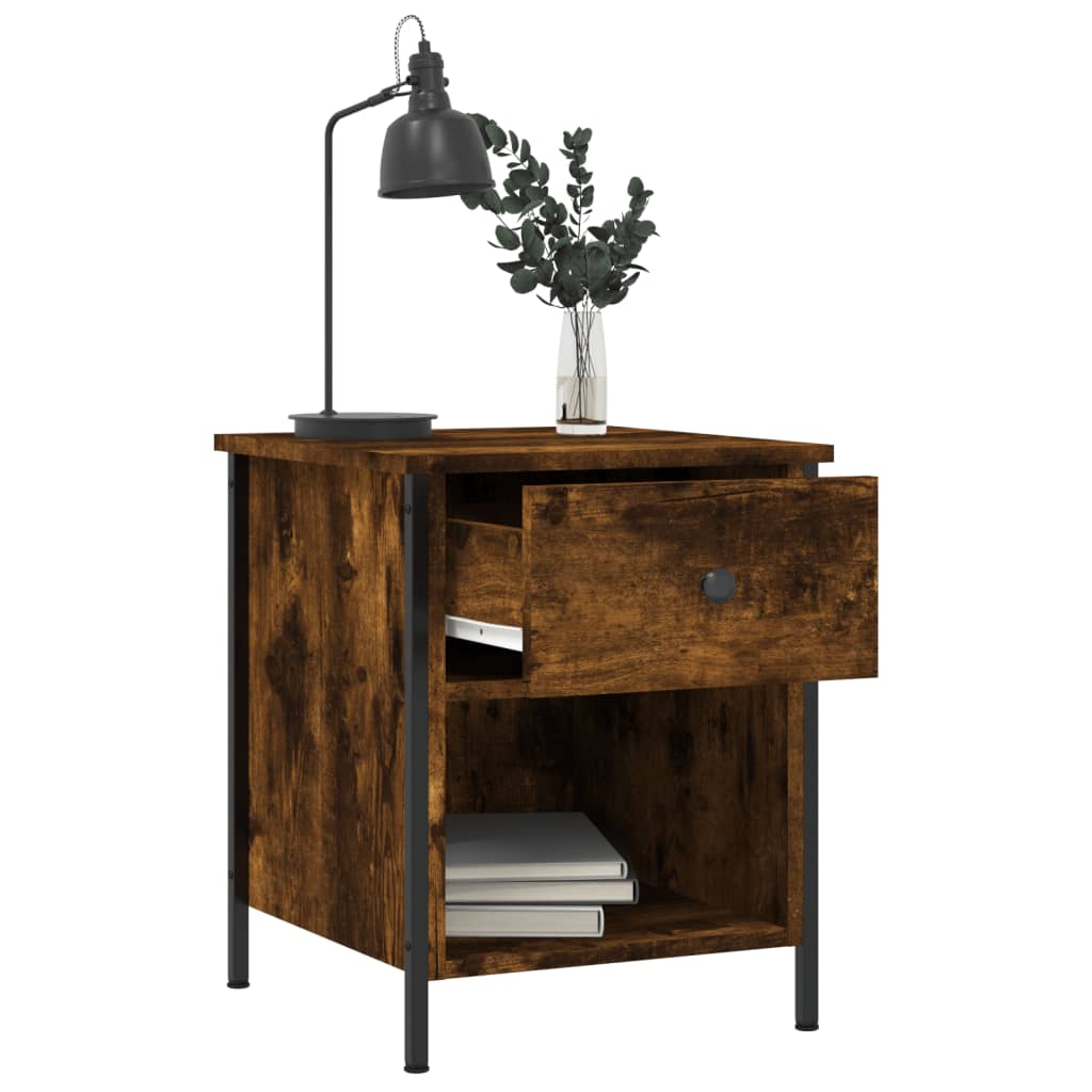 Bedside Cabinet 40X42X50 Cm Engineered Wood